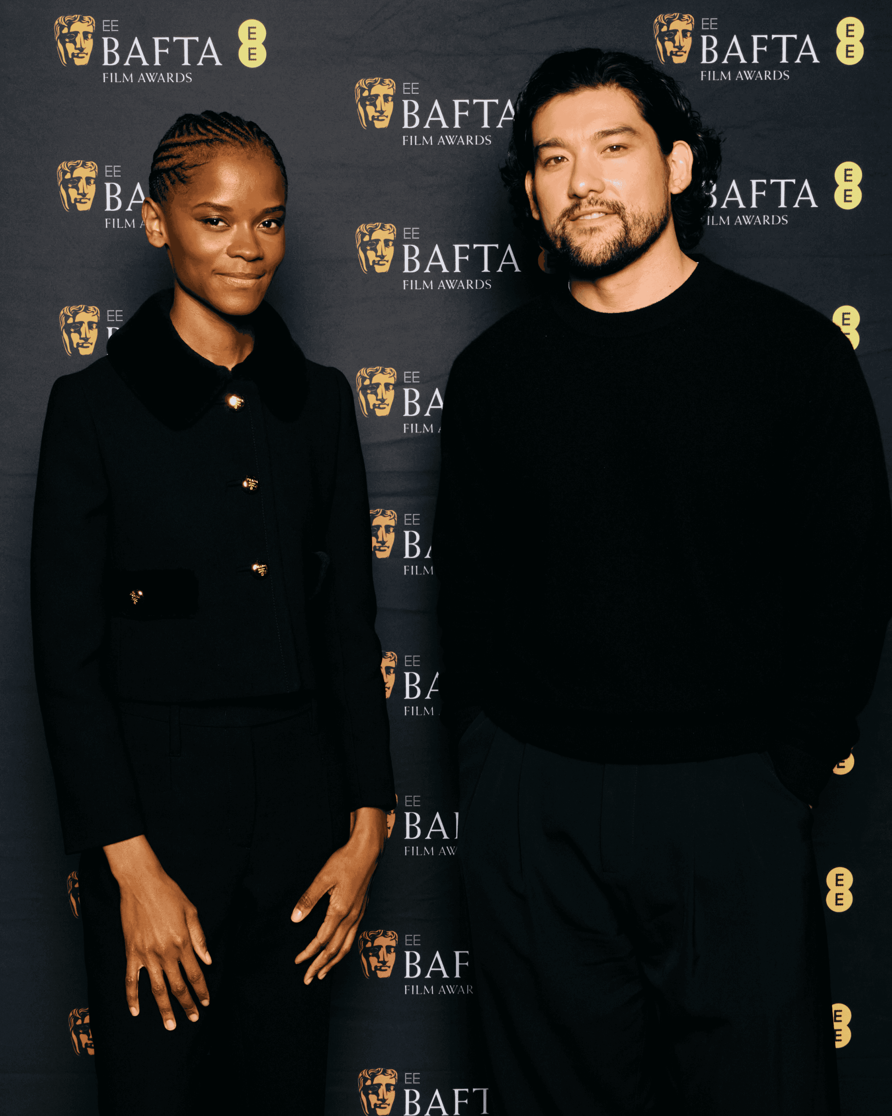 Letitia Wright and Will Sharpe